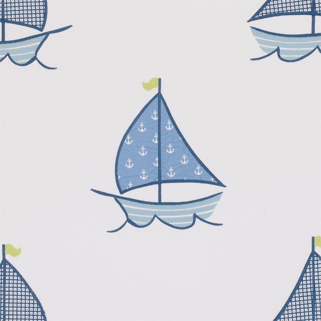 CLARKE AND CLARKE SAILING BOATS F0674 01 BLUE