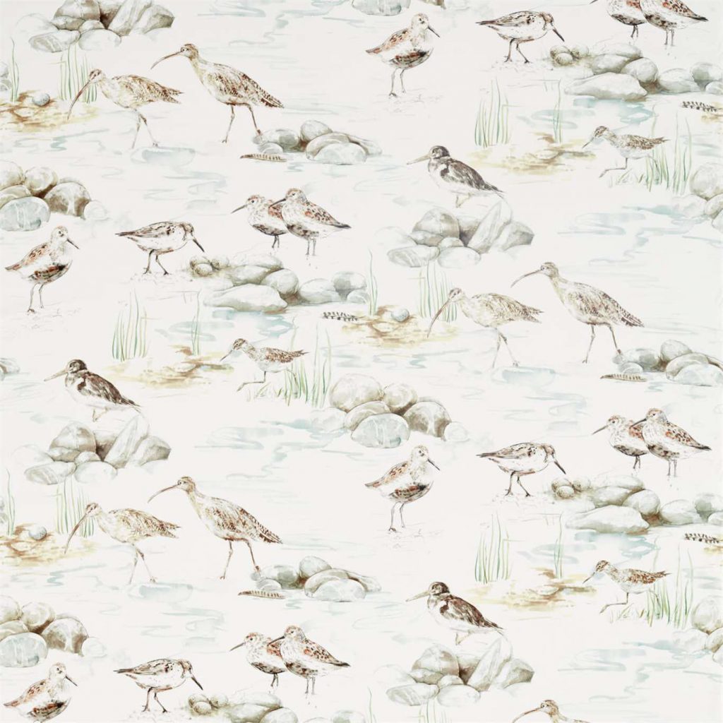 SANDERSON ESTUARY BIRDS AMBLETON BAY MIST IVORY 226426 DEBB226426