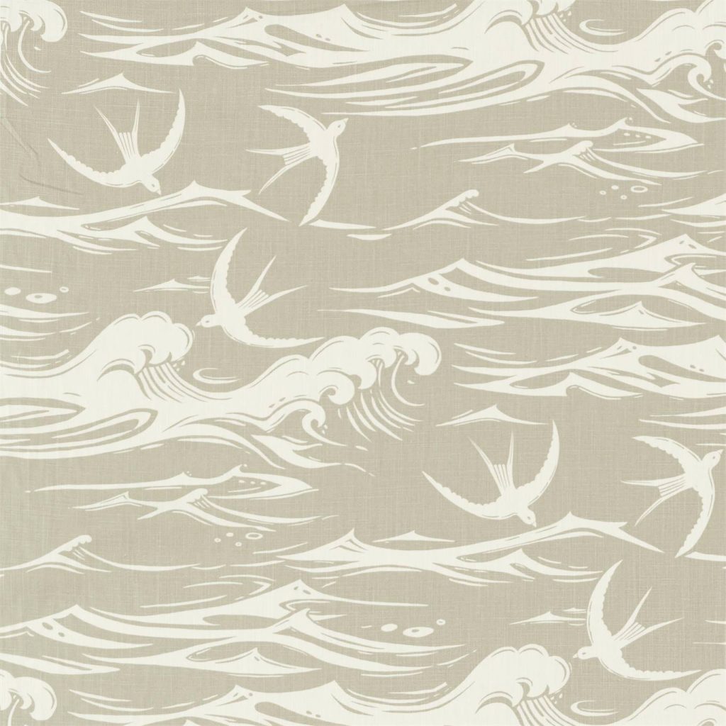 SANDERSON SWALLOWS AT SEA LINEN 226742 DNTF226742