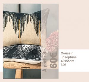 Coussin Elitis Joséphine