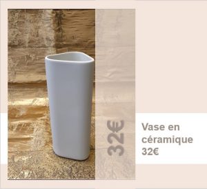Vase en céramique Romarin