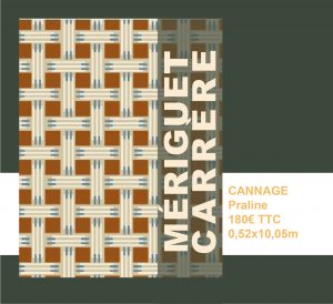 Meriguet Carrere Paris Cannage papier peint