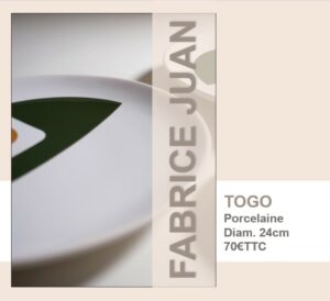 TOGO MOYENNE FABRICE JUAN ET FAIENCERIE GOEORGES 24CM