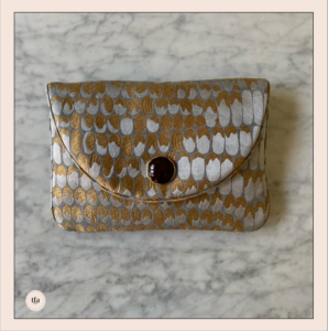 Pochette Rivoli, tissu Propolis