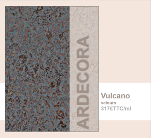 Ardecora velours Vulcano